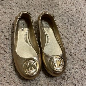 Michael Michael Kors Gold Flats Size 5-6